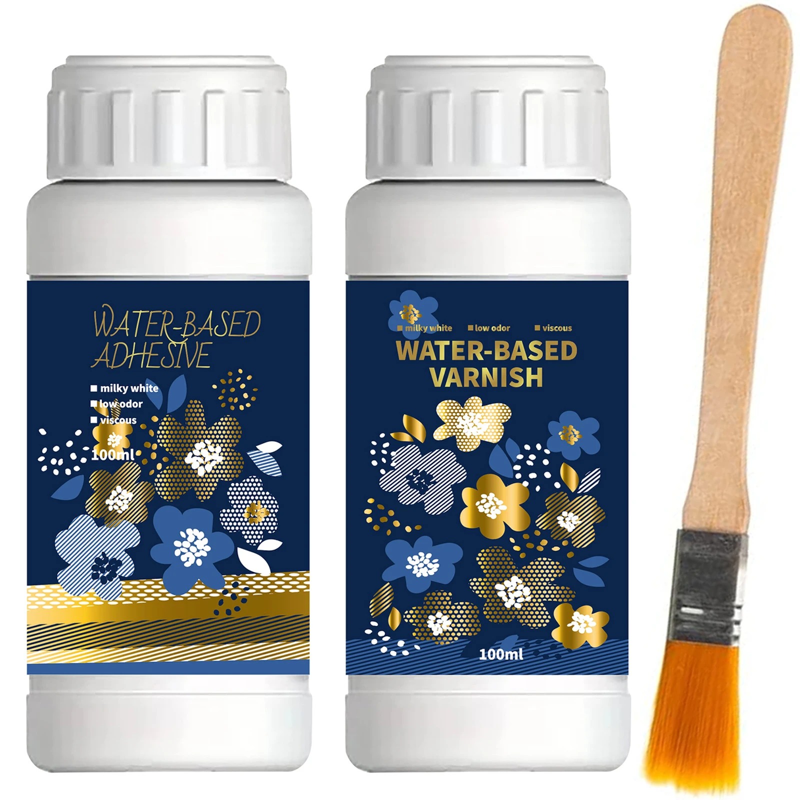 Woodworking Resin - 100ml/200ml Golden Leaf Gilding Adhesive Kit