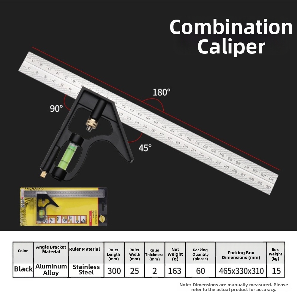 3-in-1 Combination Square Rule - Woodworking For Engineers review and price