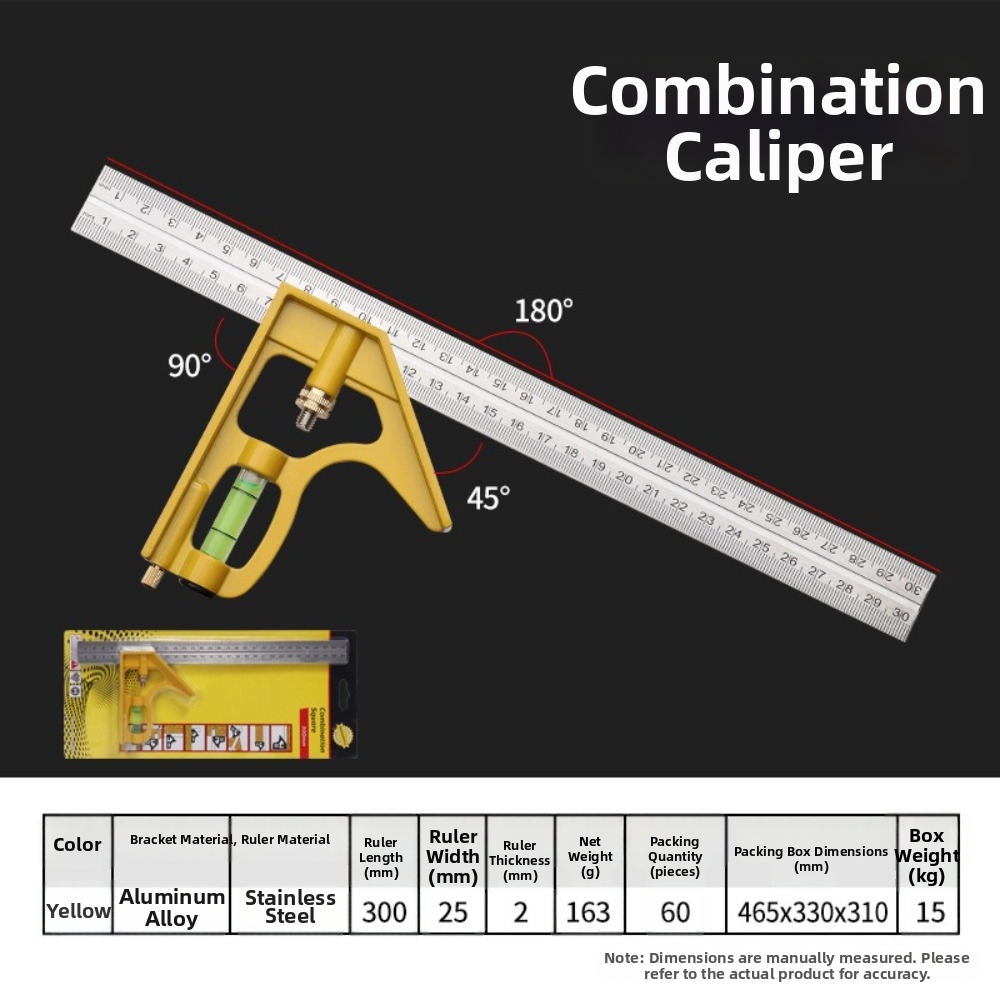 3-in-1 Combination Square Rule - Woodworking For Engineers review and price