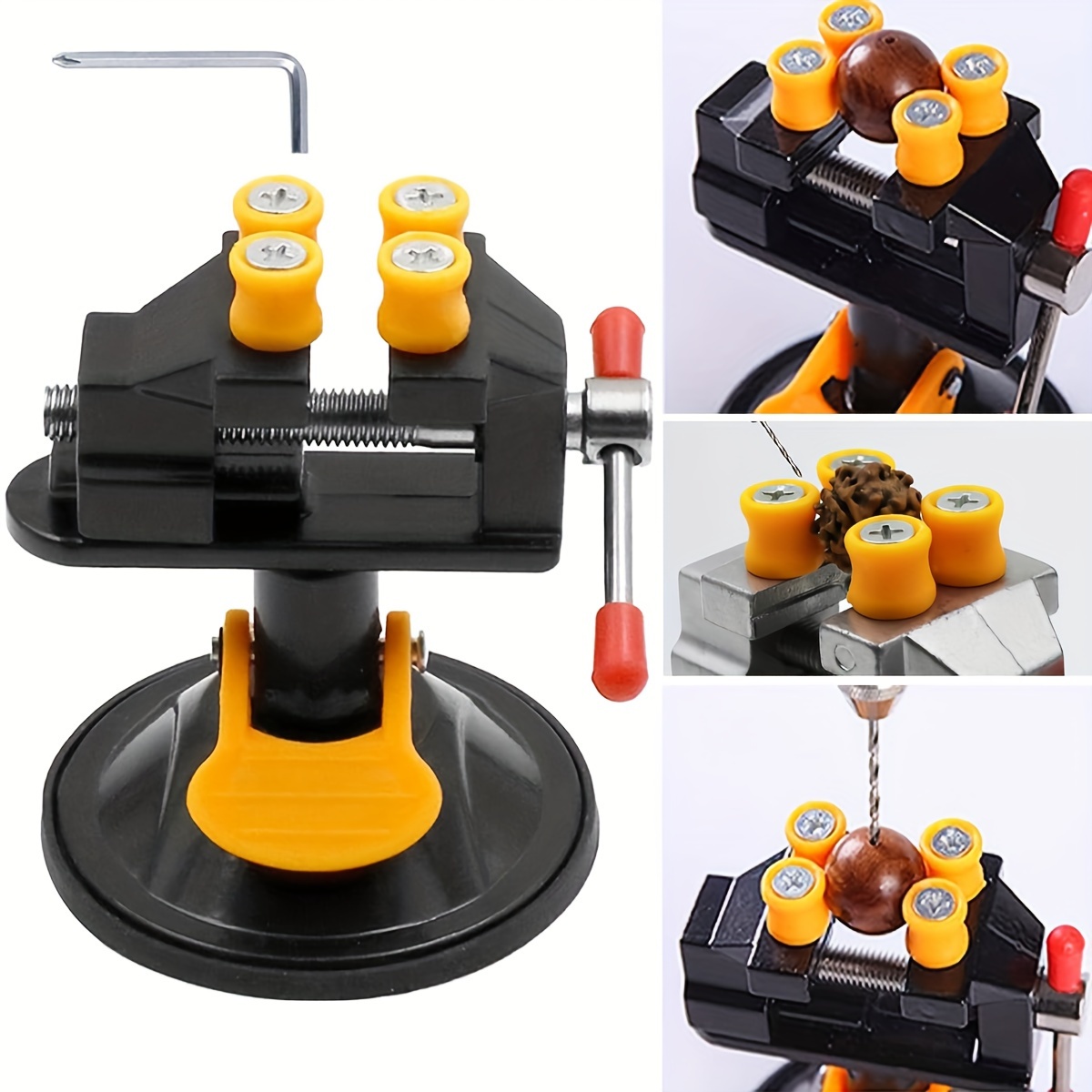 360° Rotating Suction Cup Mini - Woodworking Front Vise review and price