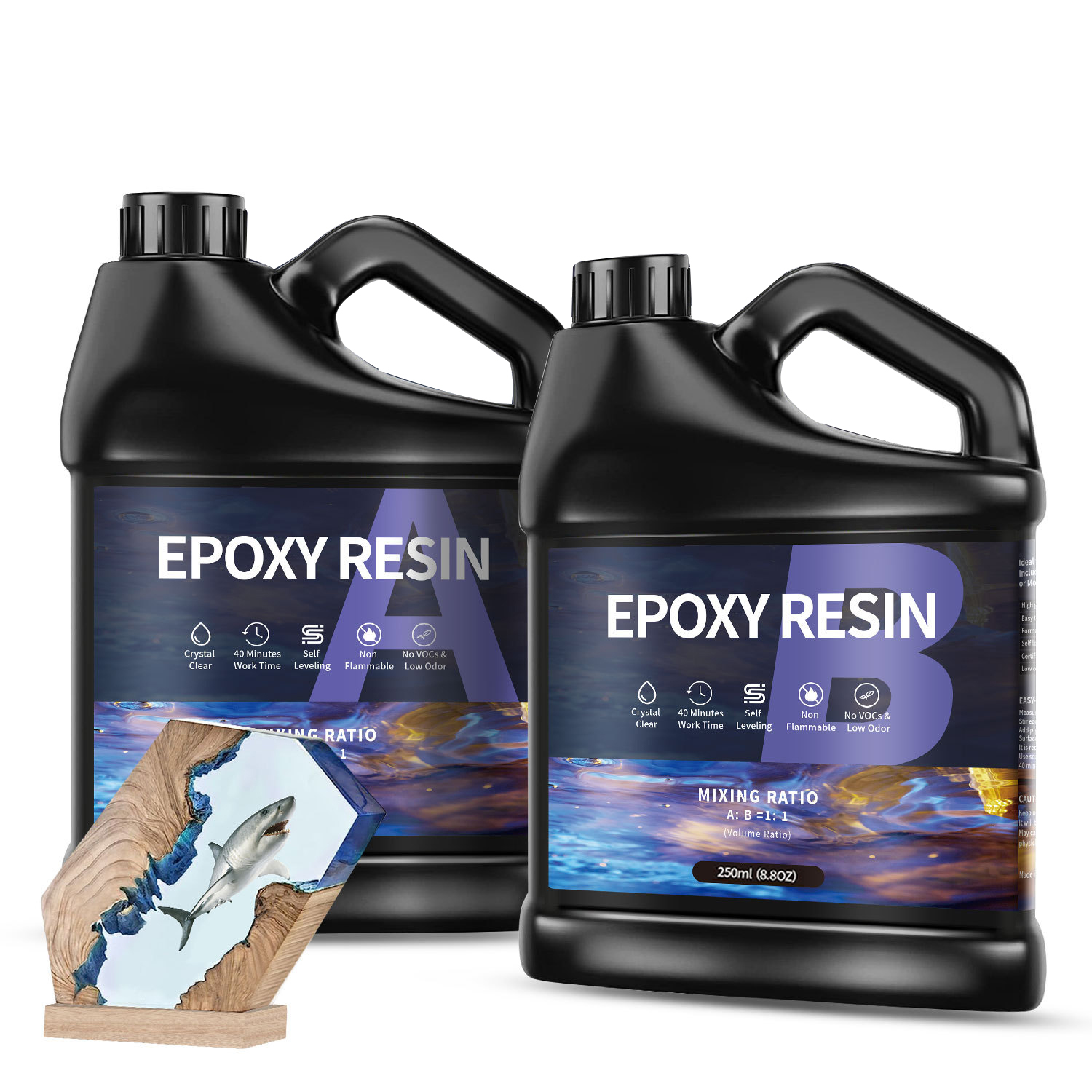 500g/1000g  AB Epoxy Resin Glu - Woodworking Resin review and price