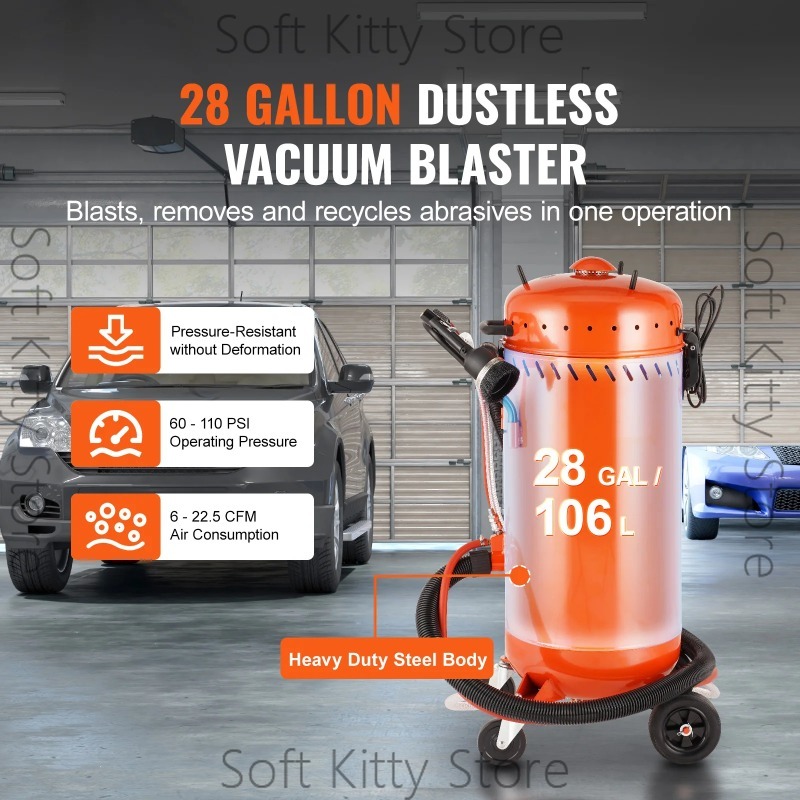 28 Gallon Vacuum Sand Blaster  - Woodworking Vacuum System review and price