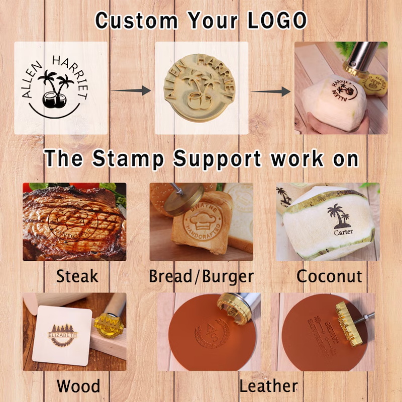 Custom Wood Branding Iron for  - Woodworking Logo Design review and price