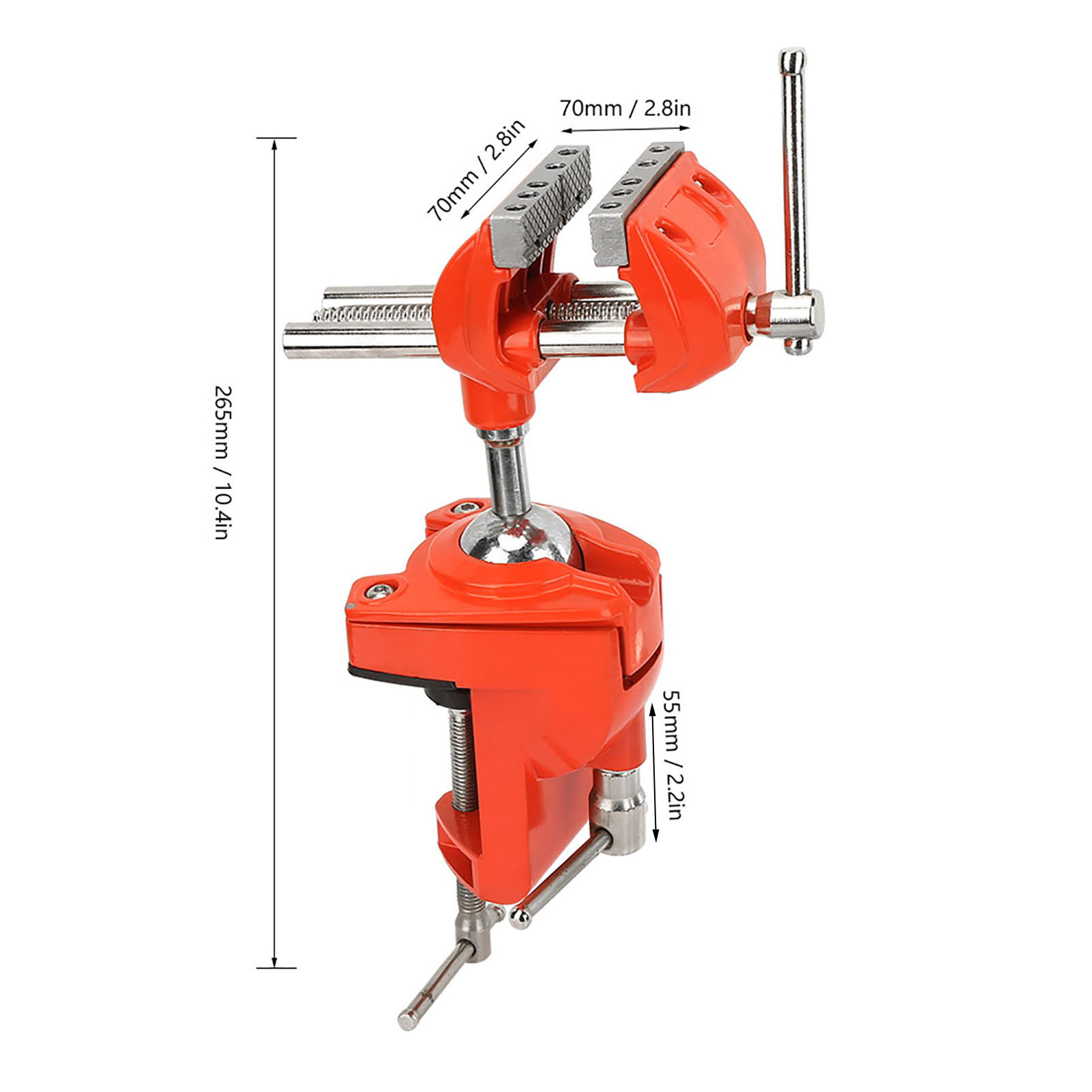 Mini 360°Rotating Clamp Vise A - Woodworking Front Vise review and price