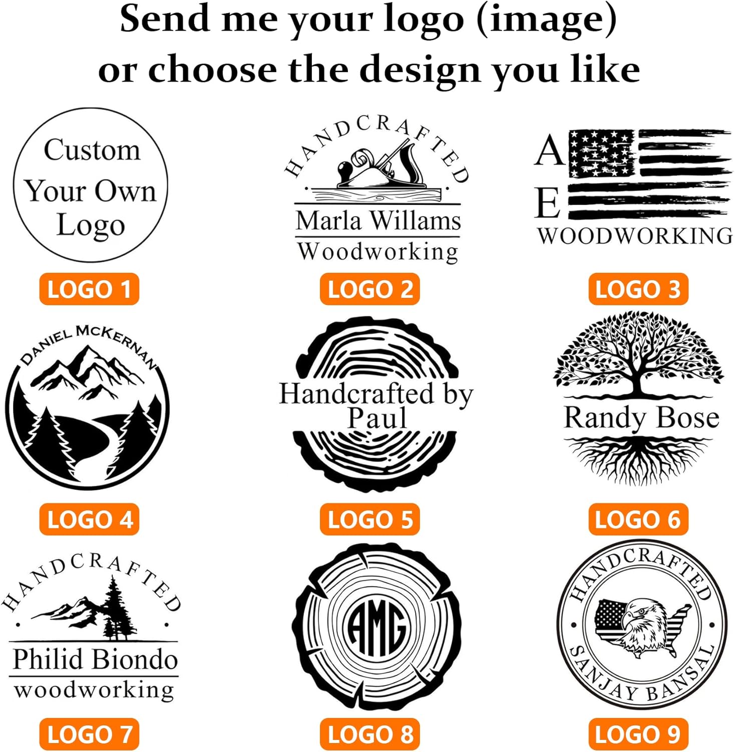 Custom Electric Branding Iron  - Woodworking Logo Design review and price