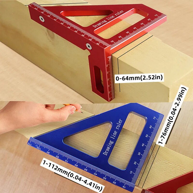 Aluminum Alloy Woodworking Rul - Woodworking For Engineers review and price