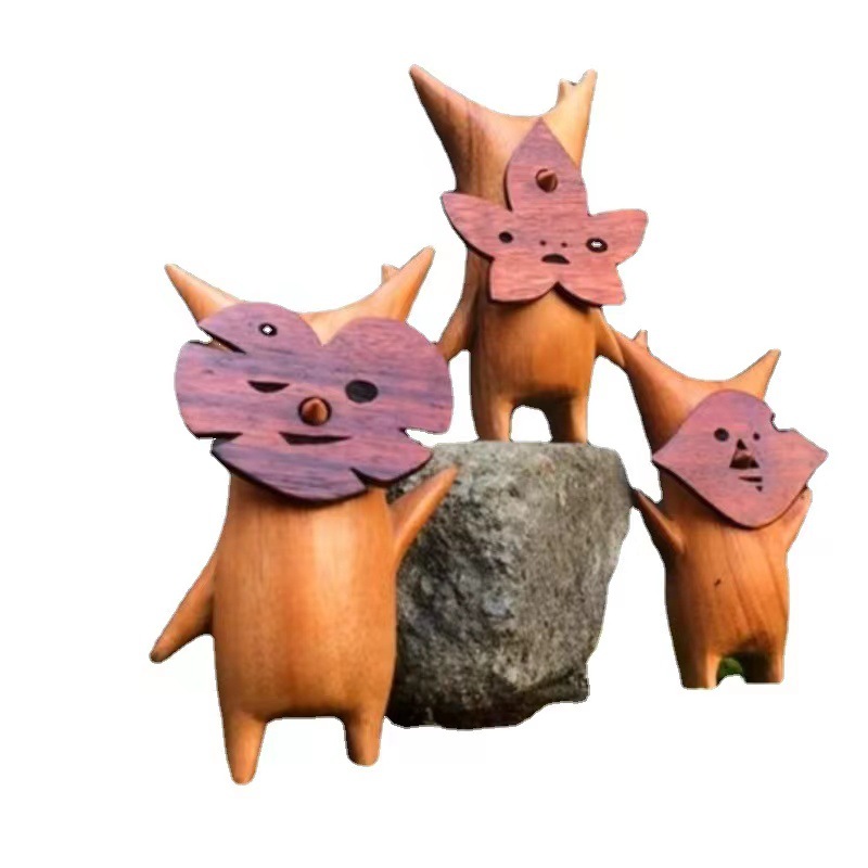 1/2/3pcs Wooden Korok Statue H - Woodworking Resin review and price